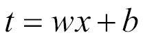 Logistic function as a linear modeling generalization